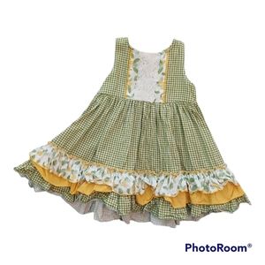 Lemon Ruffle Dress